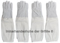 1 Paar Imkerhandschuhe aus Ziegenleder mit Stulpen