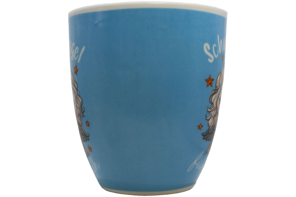 Jumbo Tasse XXL 550 ml Schutzengel blau "Schutzengel für dich"