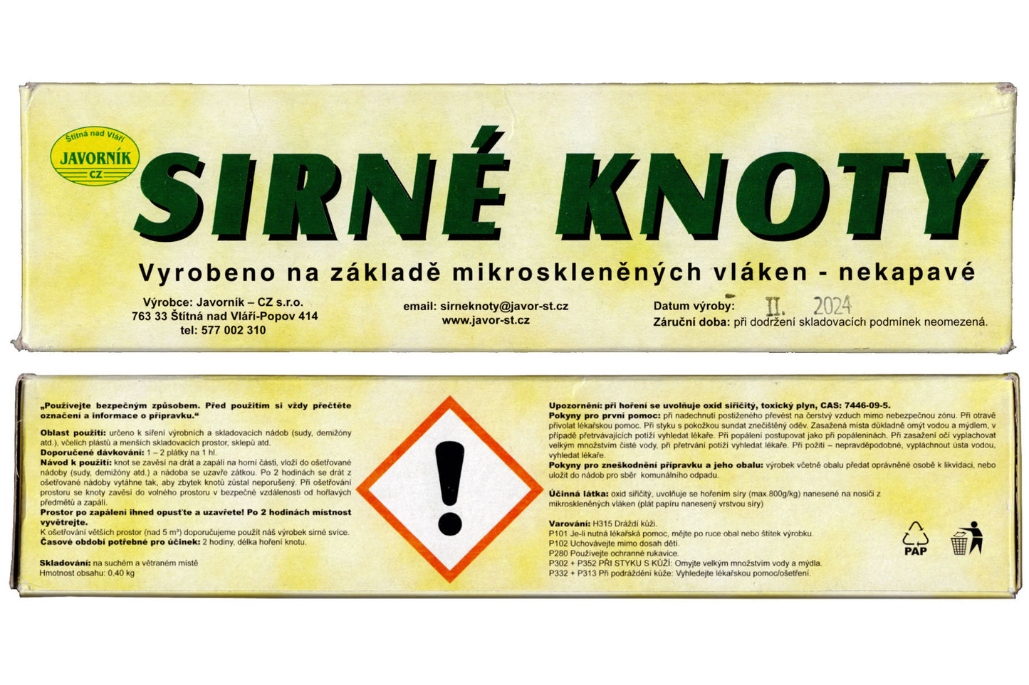 Edelstahl Schwefeldose Set mit 400 g Schwefelstreifen gelb zur Desinfektion bei Wachsmotte
