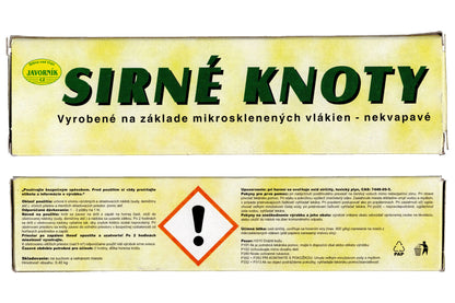 Edelstahl Schwefeldose Set mit 400 g Schwefelstreifen gelb zur Desinfektion bei Wachsmotte