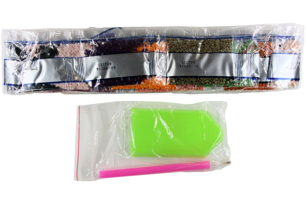 See vom Steg mit Schilf Diamond Painting 20 Farben 300  x 400 mm W1256