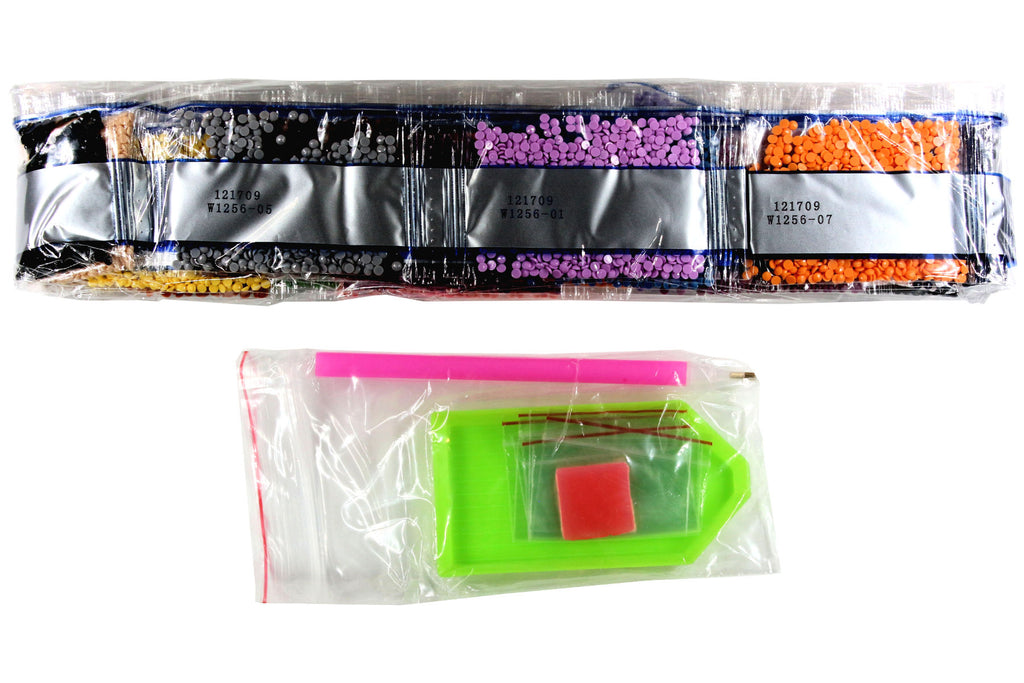 See vom Steg mit Schilf Diamond Painting 20 Farben 300  x 400 mm W1256