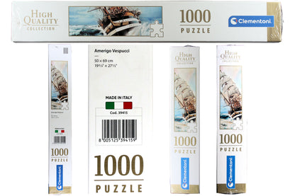 Segelschiff Amerigo Vespucci unter Segel Clementoni Puzzle 1000 Teile 50x69 cm