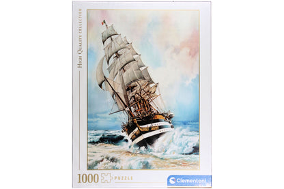 Segelschiff Amerigo Vespucci unter Segel Clementoni Puzzle 1000 Teile 50x69 cm