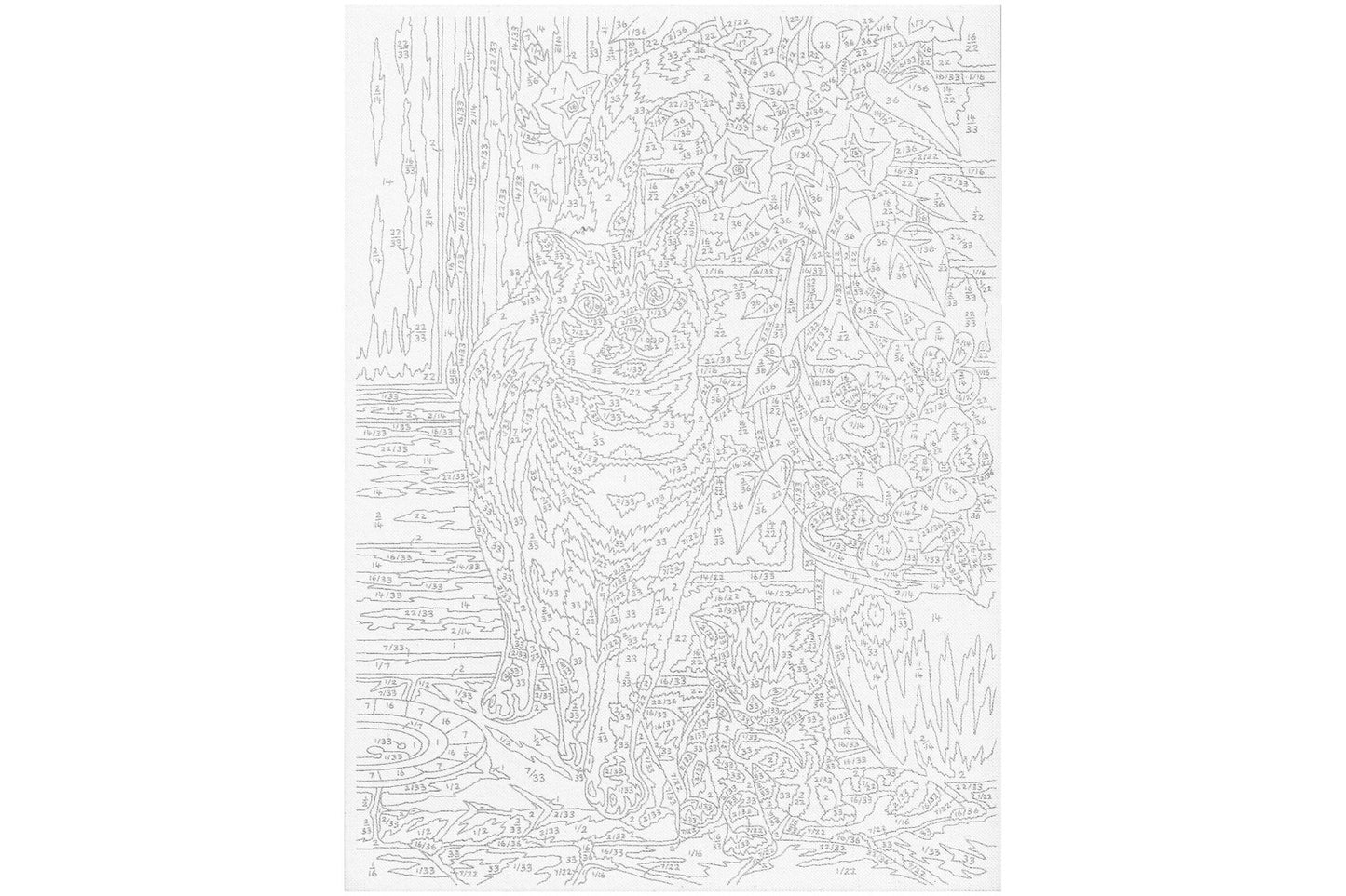 Katzen 2er-Set Sequin Art 0213 Malen nach Zahlen ab 8 Jahre 224x303 mm