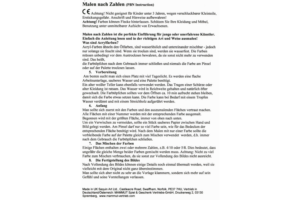 Paris am Abend Sequin Art 0424 Malen nach Zahlen ab 10 Jahre ca. 384 x 296 mm