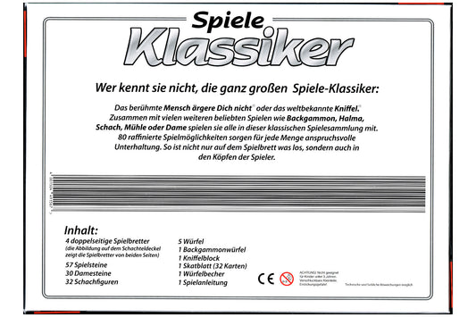 Schmidt Spiele Klassiker 49156 Spielesammlung mit 80 Spielideen für 2 - 6 Spieler