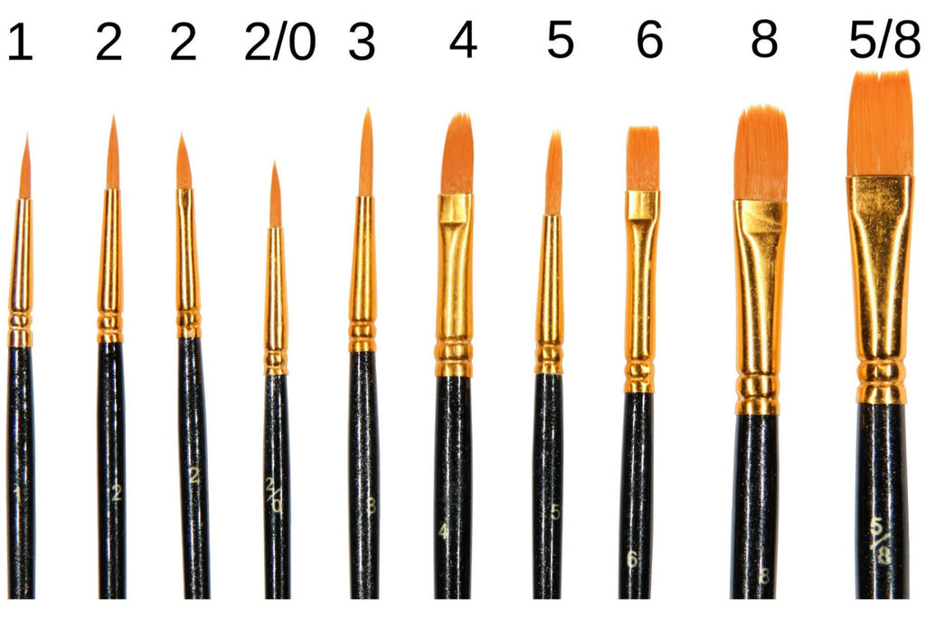 10 teiliges Pinselset Acryl-Farbe Ölfarbe Aquarell-Farbe