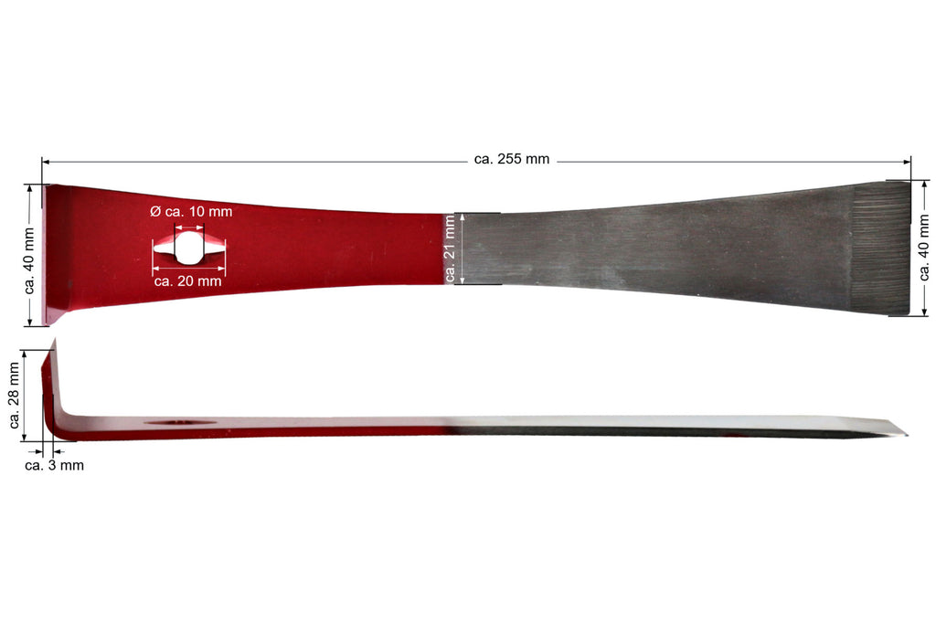 Imker Werkzeug Set Imkerbesen, Stockmeißel abgewinkelt und Wabenzange