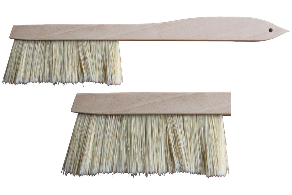 Imker Werkzeug Set Imkerbesen mit hellen Rosshaar V2 Stockmeißel gerade