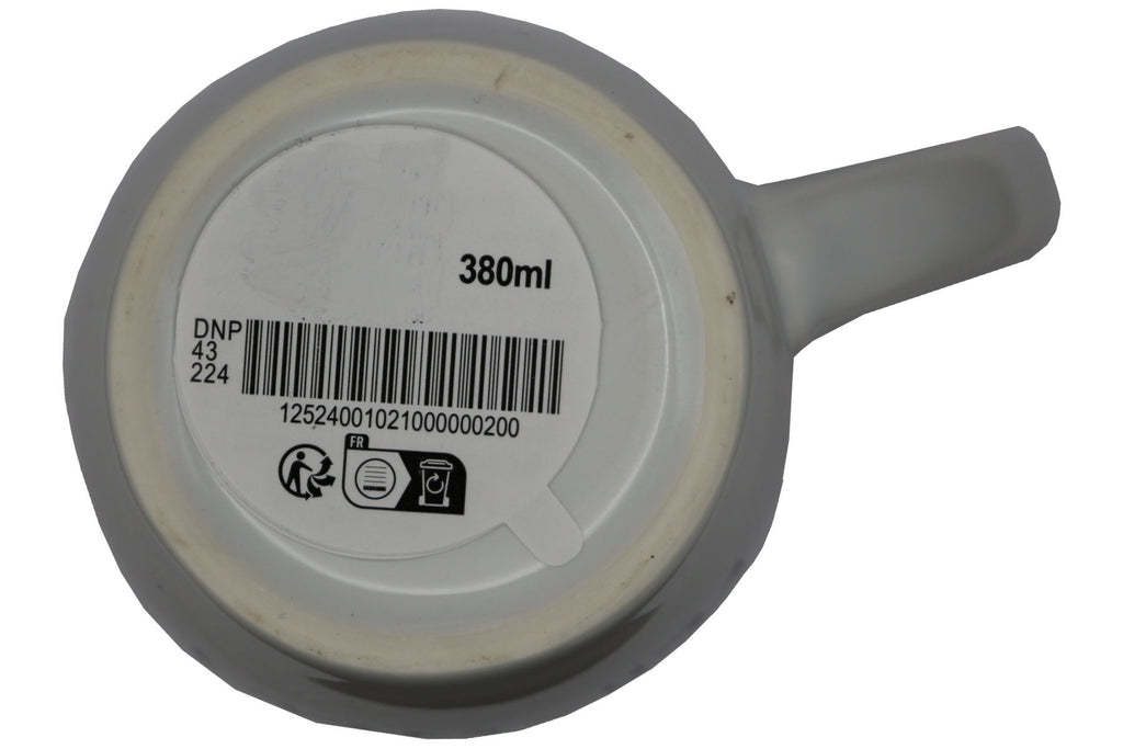 Jumbo Tasse XXL 380 ml 2er-Set mit Schriftzug "Beste Oma der Welt" bzw. "Bester Opa der Welt"