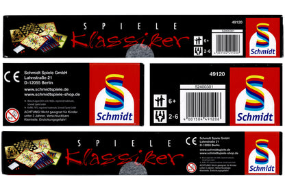 Schmidt Spiele Klassiker Spielesammlung 49120  für 2 - 6 Spieler ab 6 Jahre