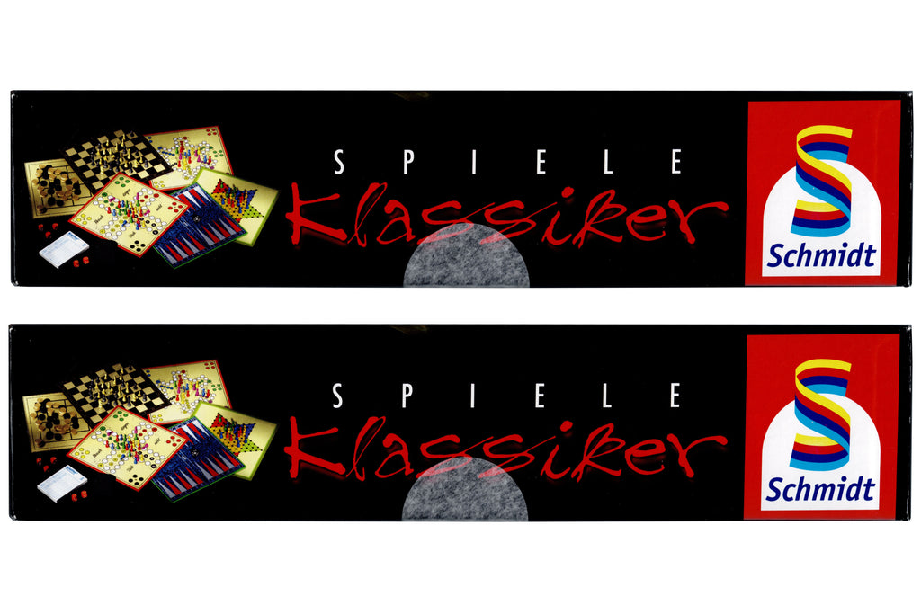 Schmidt Spiele Klassiker Spielesammlung 49120  für 2 - 6 Spieler ab 6 Jahre
