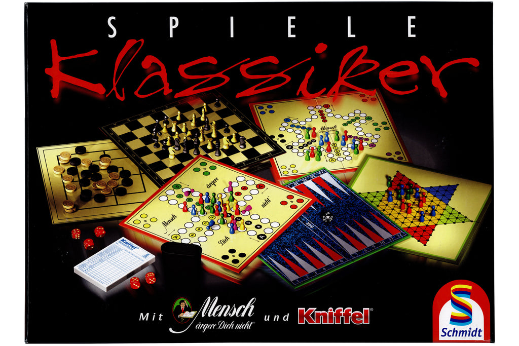 Schmidt Spiele Klassiker Spielesammlung 49120  für 2 - 6 Spieler ab 6 Jahre