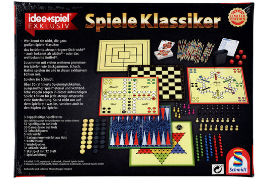 Schmidt Spiele Klassiker Spielesammlung Limited Edition 49194 idee+spiel für 2 - 6 Spieler
