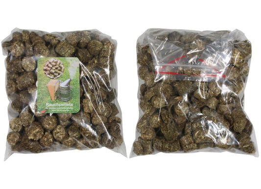 1 kg / 2 kg Rauchstoff Rauchpellets Graspellets Ø 14 mm - Ø 18 mm