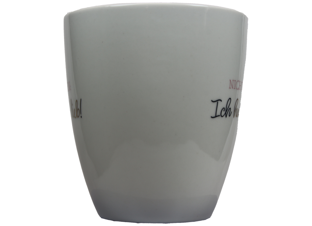 Jumbo Tasse XXL 550 ml mit Schriftzug "Nicht vergessen: Ich hab Dich lieb"