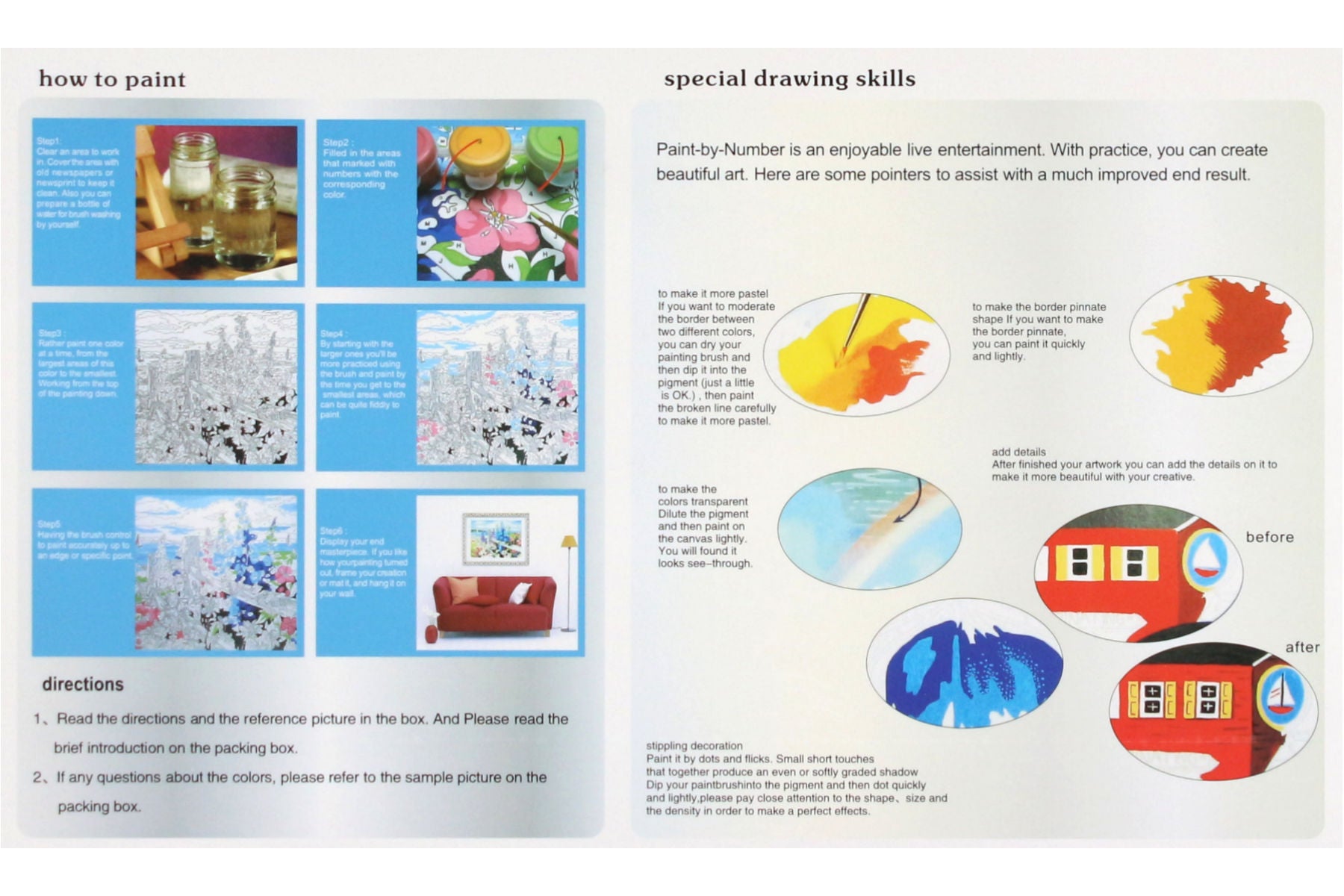 Blumenstrauß auf Rahmen 50 x 40 cm Malen nach Zahlen Acryl Set MS8596 24 Farben