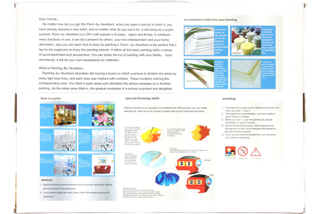 Blumenstrauß auf Rahmen 50 x 40 cm Malen nach Zahlen Acryl Set MS8596 24 Farben