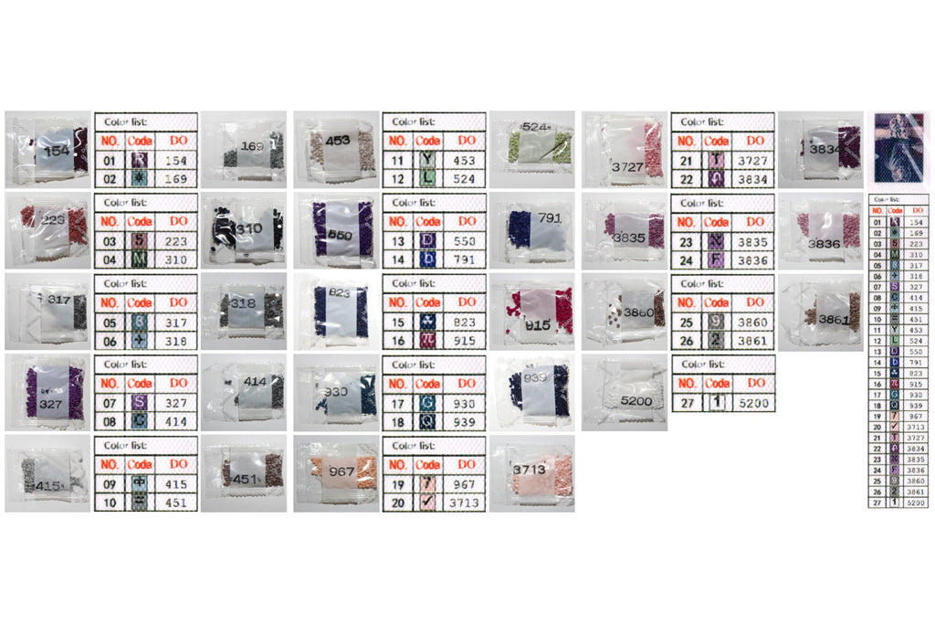 Katze spiegelt als Tiger Diamond Painting  27 Farben 300 x 400 mm CWB01224