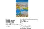 Bergsee vor Gebirgszug Diamond Painting 25 Farben 30 x 40cm  CY-FJ01113