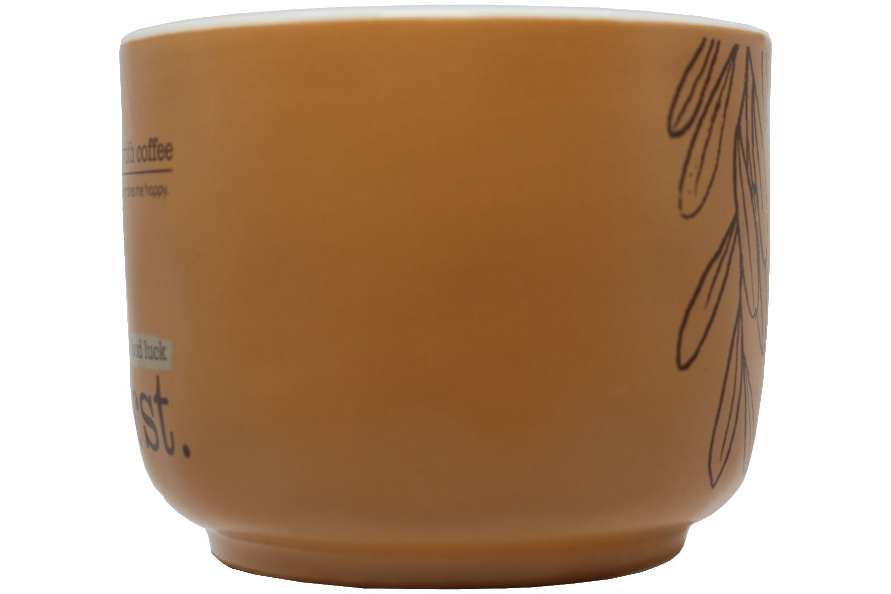 Jumbo Tasse XL 400 ml mit Schriftzug "Make Time with Coffee"