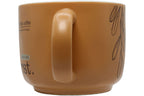 Jumbo Tasse XL 400 ml mit Schriftzug "Make Time with Coffee"