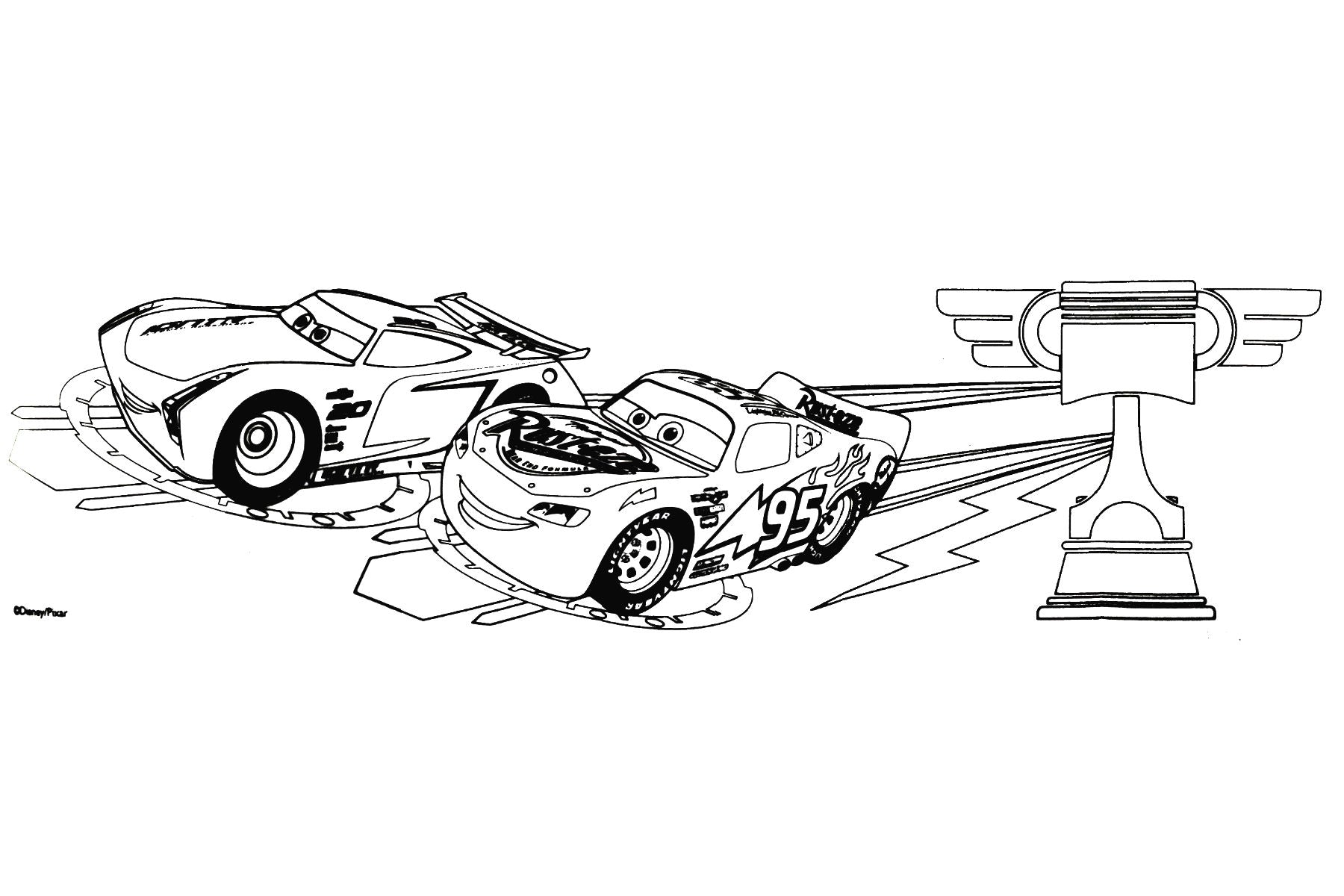 Cars 3 - Keramikbecher zum Ausmalen mit 5 Keramikfarben