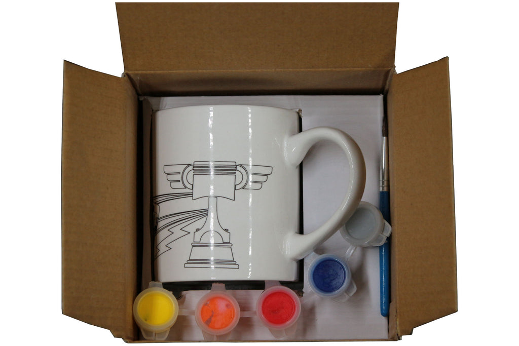 Cars 3 - Keramikbecher zum Ausmalen mit 5 Keramikfarben