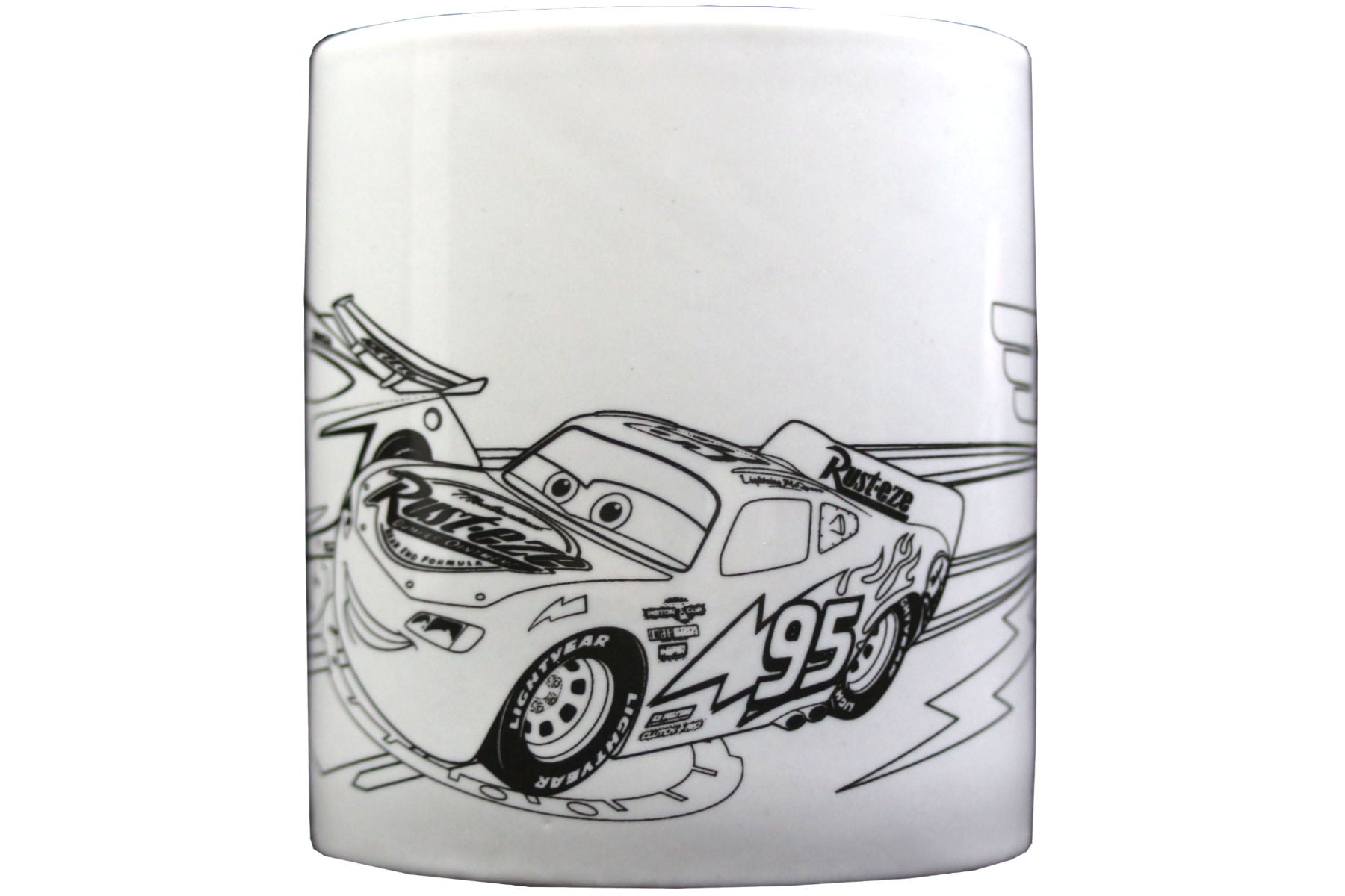 Cars 3 - Keramikbecher zum Ausmalen mit 5 Keramikfarben