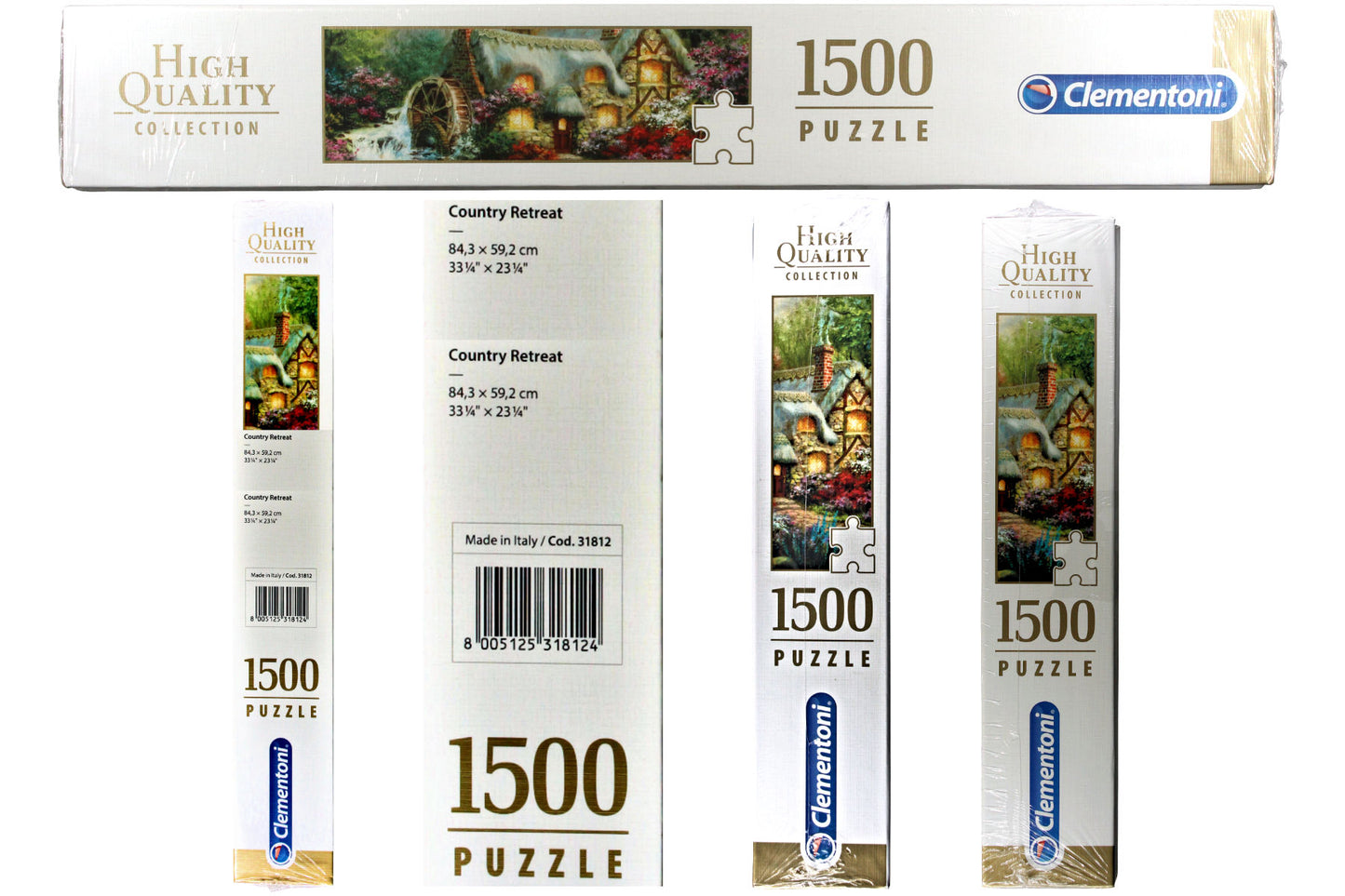 Ländliche Zuflucht Country Retreat 1500 Teile 84x59cm Puzzle Clementoni 31812
