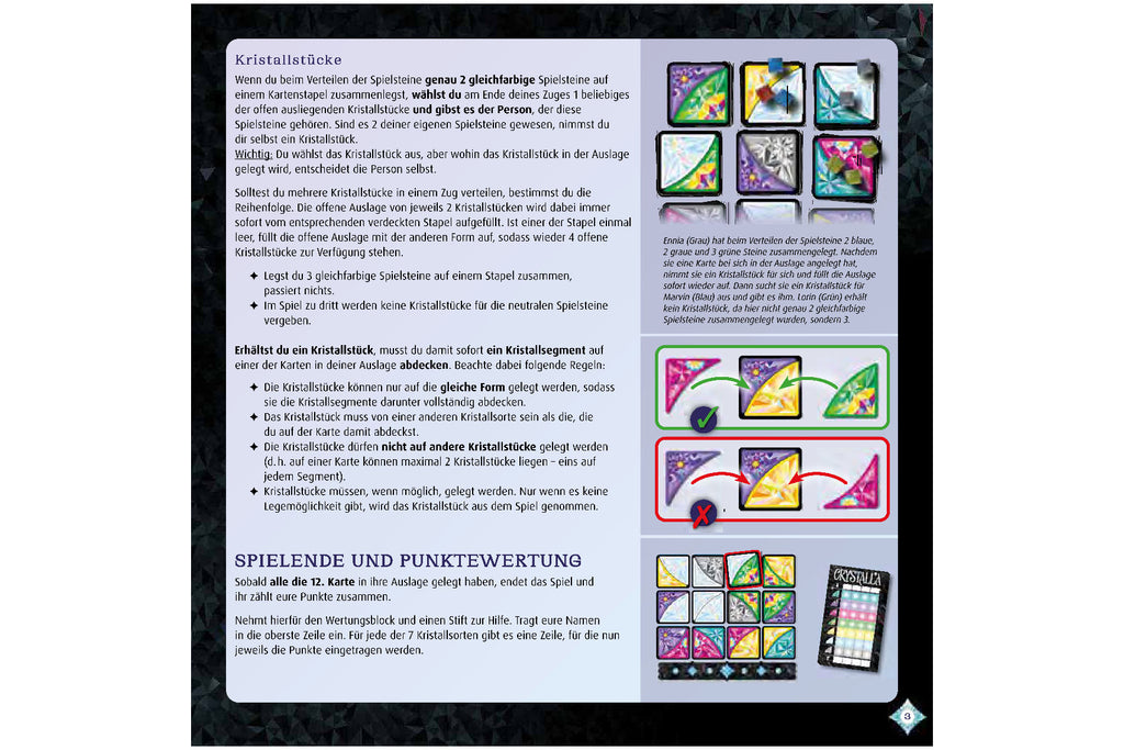 Crystalla von Schmidt Spiele ab 8 Jahre 2-4 Spieler 49471