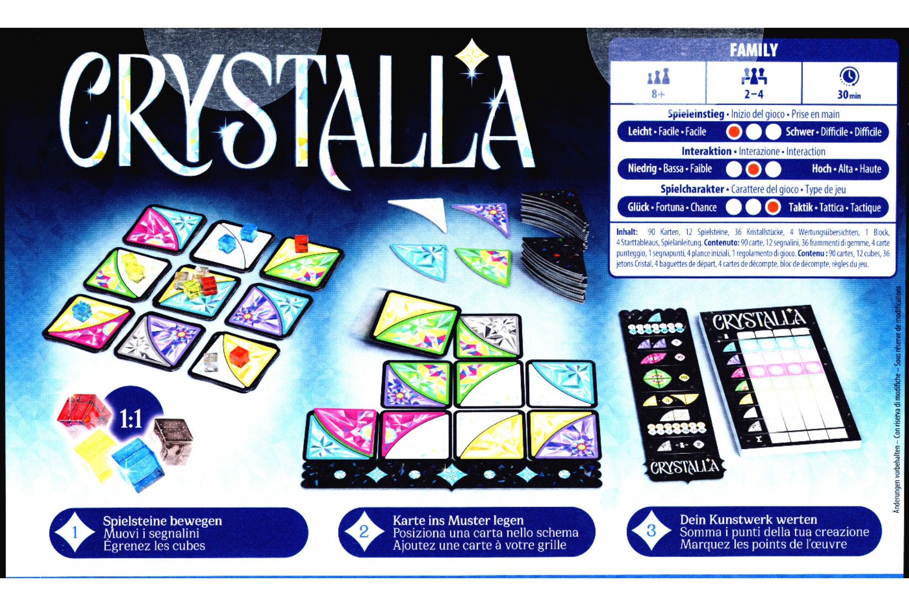 Crystalla von Schmidt Spiele ab 8 Jahre 2-4 Spieler 49471
