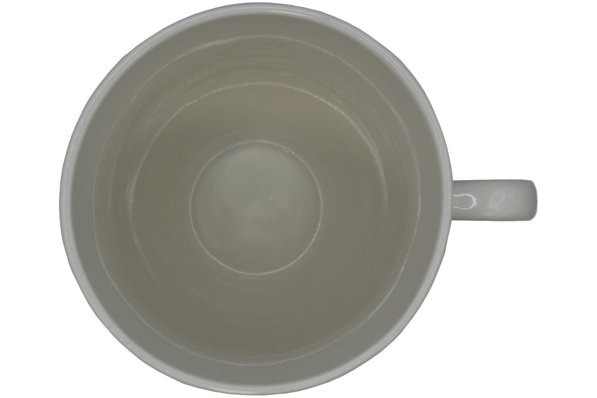 Jumbo Tasse XXL 970 ml "Du bist mein Lieblingsmensch" weiß/altrosa/brombeere