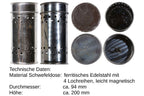 Stainless steel sulfur box with 10 sulfur strips