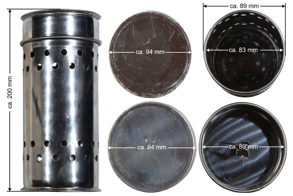 Stainless steel sulfur box with 10 sulfur strips