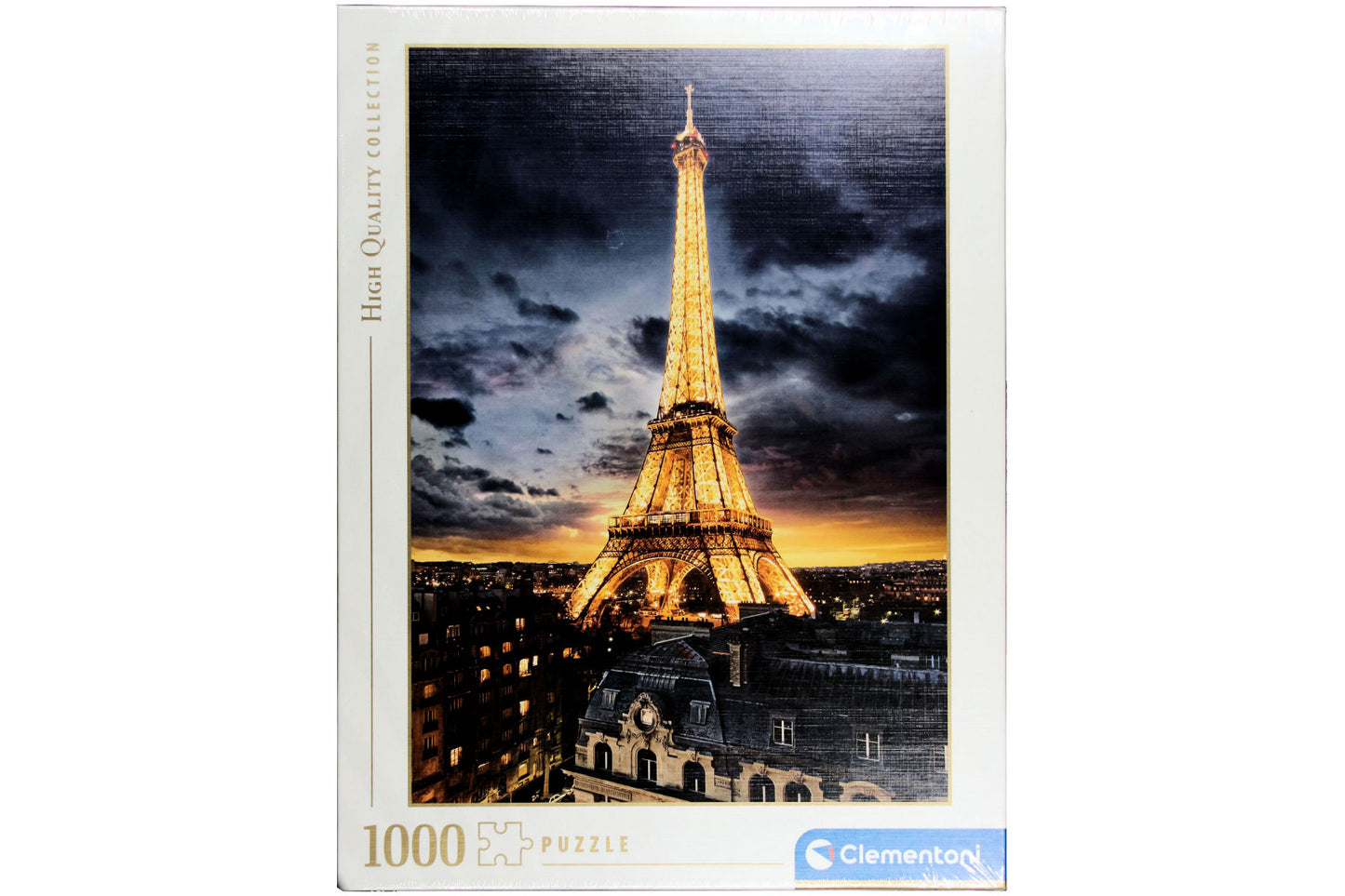 Leuchtender Eiffeltum bei Sonnenuntergang Clementoni Puzzle 1000 Teile 50x69 cm 39514