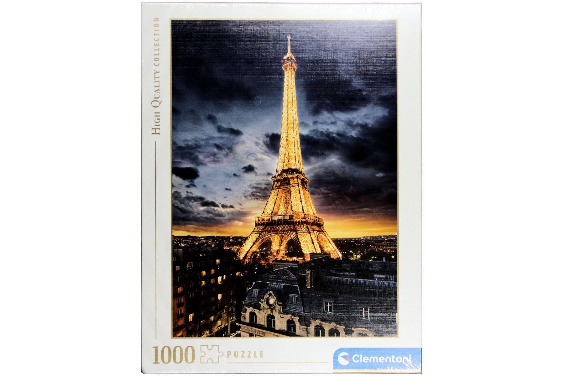 Leuchtender Eiffeltum bei Sonnenuntergang Clementoni Puzzle 1000 Teile 50x69 cm 39514