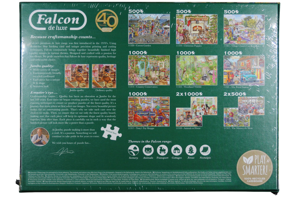 Jumbo Falcon de Luxe 11289 Riverside Cottages 2x500 Teile Puzzle