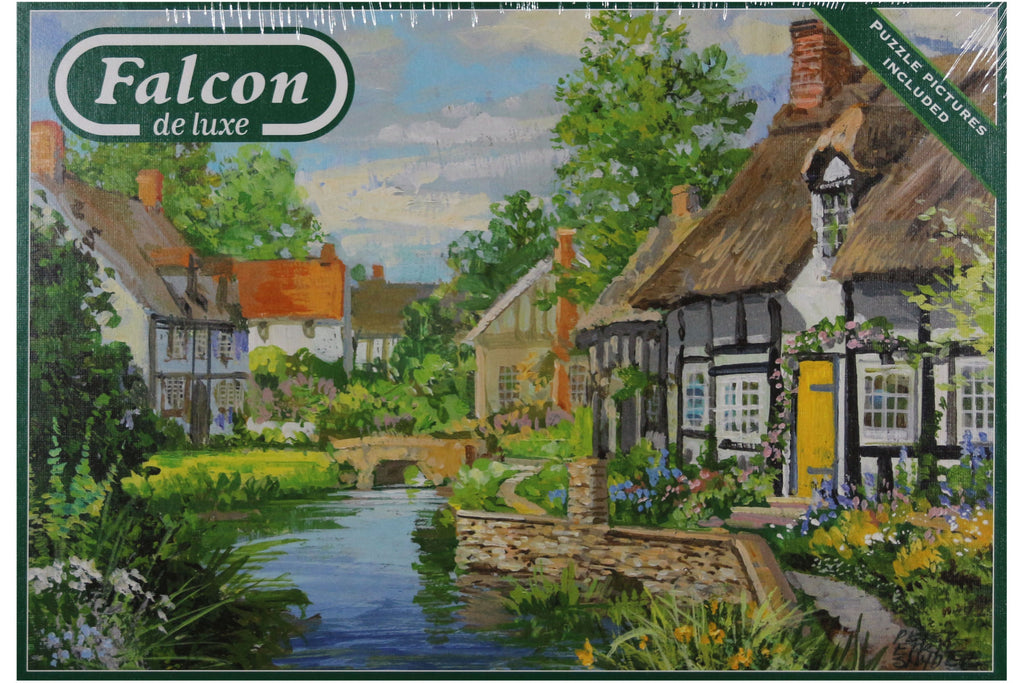 Jumbo Falcon de Luxe 11289 Riverside Cottages 2x500 Teile Puzzle