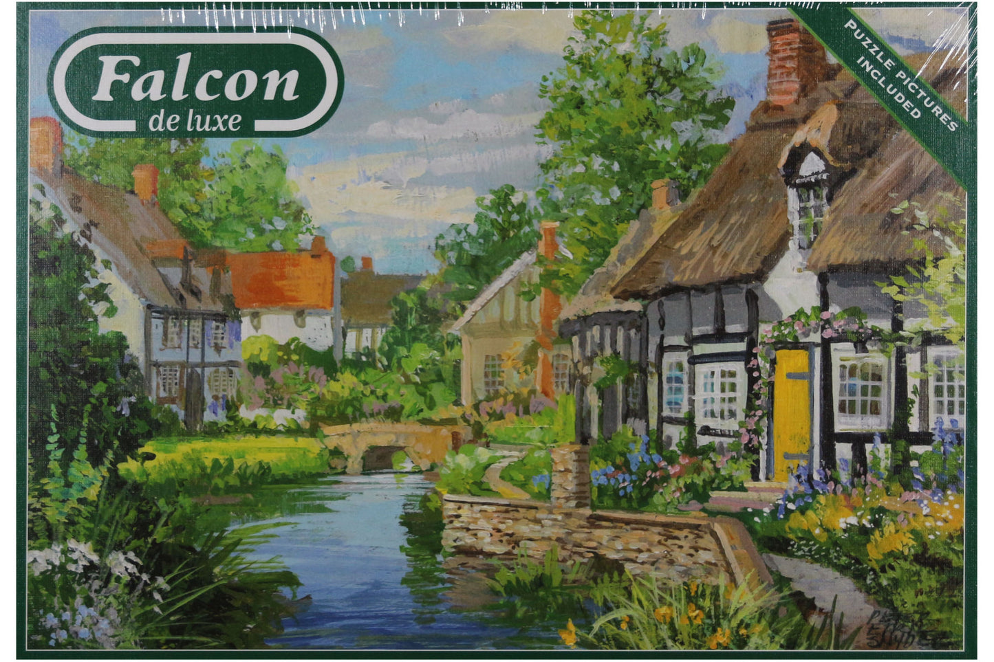 Jumbo Falcon de Luxe 11289 Riverside Cottages 2x500 Teile Puzzle