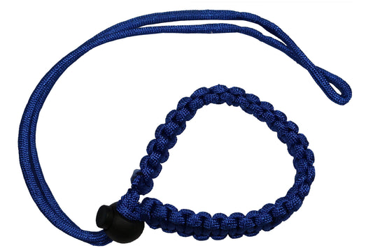 Handschlaufe passend für DSLR Kamera einstellbar geflochten blau 18 mm breit