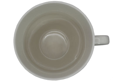 Jumbo Tasse XXL 880 ml Vogel mit Zipfelmütze in Kaffeetasse "Der frühe Vogel kann mich mal"