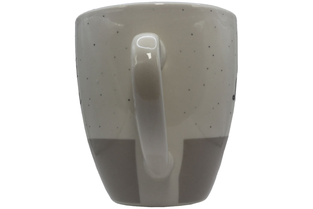 Jumbo Tasse 3XL 970 ml mit Schriftzug "Kaffee Liebe" weiß/grau