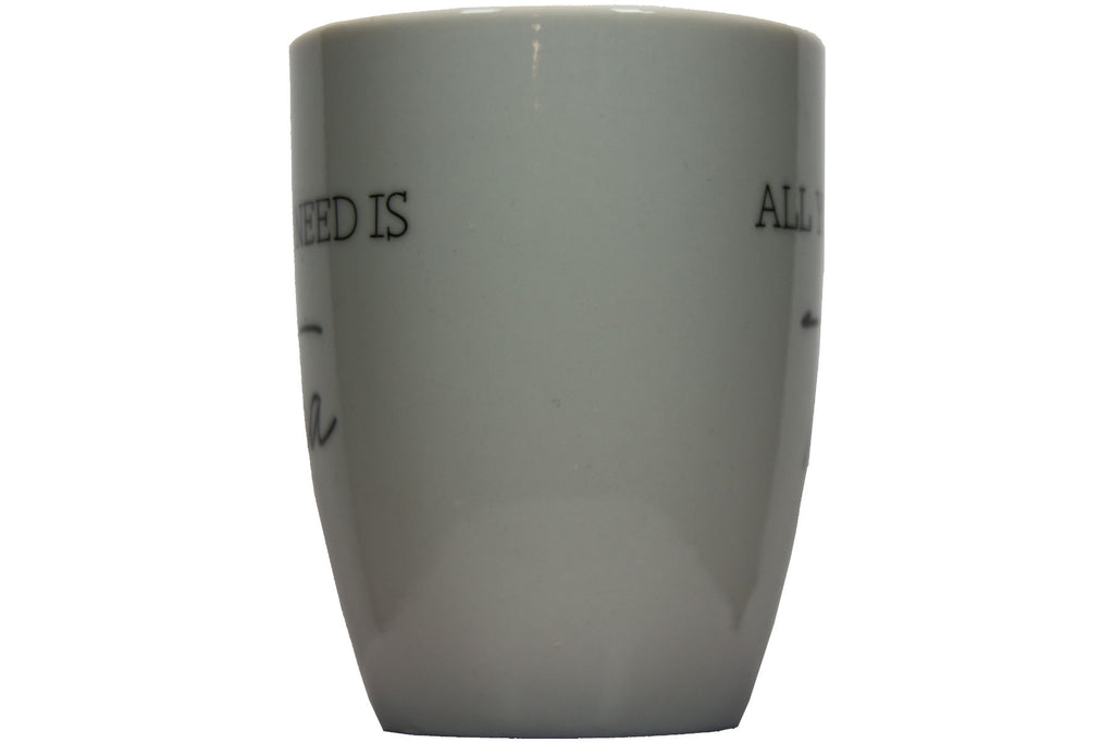 Jumbo Tasse XXL 300 ml mit Schriftzug "ALL YOU NEED IS Tea"