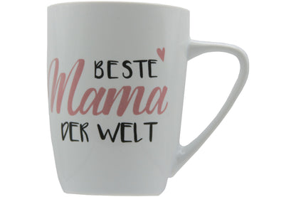 Jumbo Tasse XXL 380 ml mit Schriftzug "Beste Mama der Welt" oder "Bester Papa der Welt"