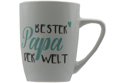 Jumbo Tasse XXL 380 ml mit Schriftzug "Beste Mama der Welt" oder "Bester Papa der Welt"