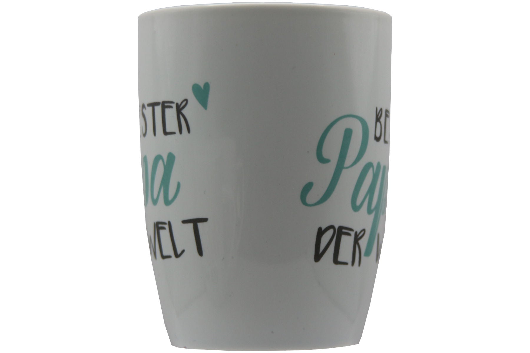 Jumbo Tasse XXL 350 ml mit Schriftzug "Bester Papa der Welt" auf 2 Seiten