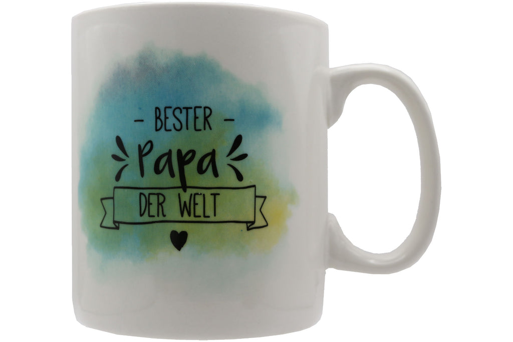 Jumbo Tasse 3XL 900 ml mit Schriftzug "Beste Papa der Welt"
