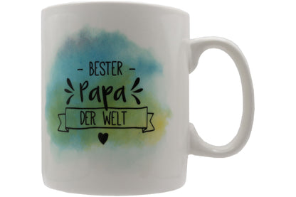 Jumbo Tasse 3XL 900 ml mit Schriftzug "Beste Papa der Welt"